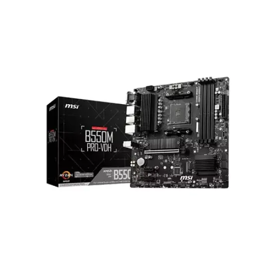 MSI B550M Pro-VDH WiFi best product price in bd MSI B550M Pro-VDH Wi-Fi AM4 AMD Micro-ATX Motherboard best product price in bd