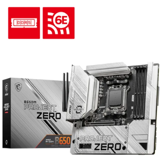 B650M PROJECT ZERO best product price in bd MSI B650M PROJECT ZERO AM5 m-ATX Motherboard best product price in bd