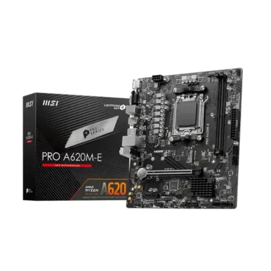 MSI PRO A620M-E AMD AM5 mATX Motherboard best product price in bd