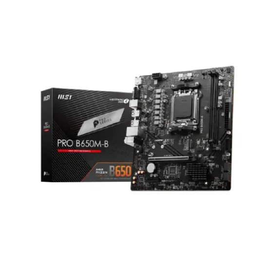 MSI PRO B650M-B DDR5 AMD AM5 m-ATX Motherboard best product price in bd