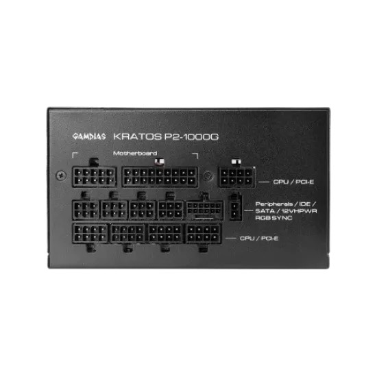 Gamdias KRATOS P2-1000G 1000W 80 Plus Gold ATX 3.0 Power Supply