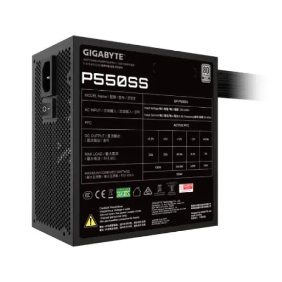P550SS best product price in bd Gigabyte P550SS 550W 80 Plus Silver ATX Power Supply best product price in bd
