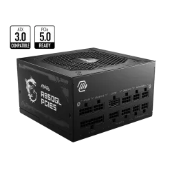 MSI MAG A850GL PCIE5 850W 80 Plus Gold Full Modular Power Supply