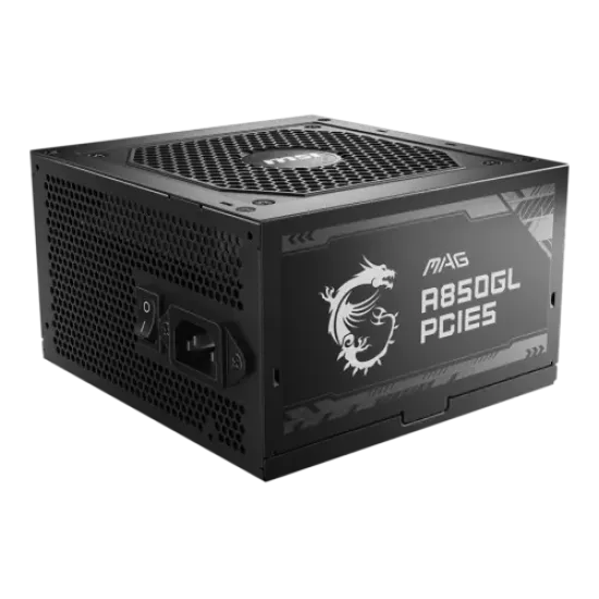 MAG A850GL PCIE5 850W best product price in bd MSI MAG A850GL PCIE5 850W 80 Plus Gold Full Modular Power Supply best product price in bd