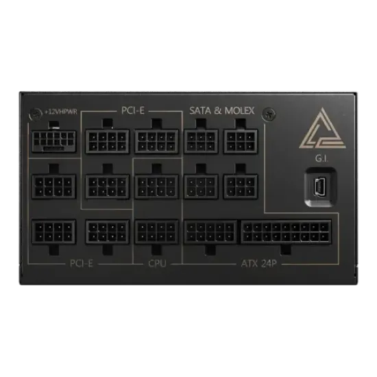 MEG Ai1300P PCIE5 best product price in bd MSI MEG Ai1300P PCIE5 1300W 80 Plus Platinum Fully Modular Power Supply best product price in bd