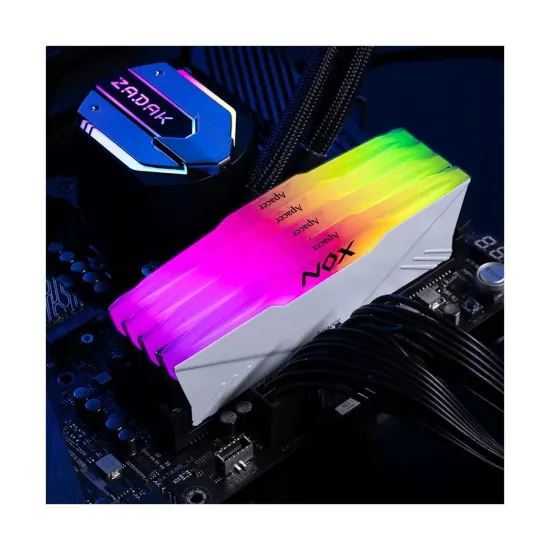 8GB 3200MHz best product price in bd APACER DDR4 8GB 3200MHZ NOX RGB WHITE RAM best product price in bd