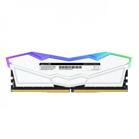 TEAM T-FORCE DELTA RGB 32GB 6000MHz DDR5 1.3V Gaming RAM White best product price in bd