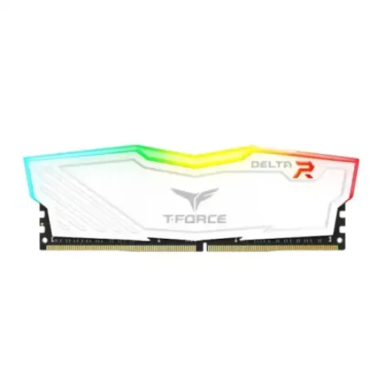 TEAM T-FORCE DELTA RGB WHITE 8GB 3200MHz DDR4 Desktop Gaming RAM best product price in bd