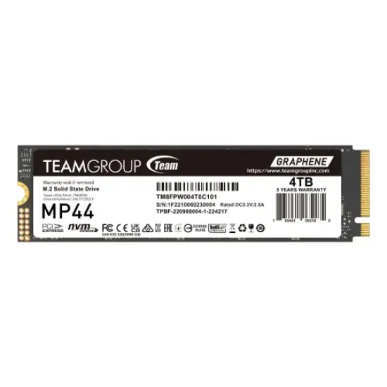 MP44 best product price in bd Team MP44 4TB M.2 PCIe Gen4 NVMe SSD best product price in bd